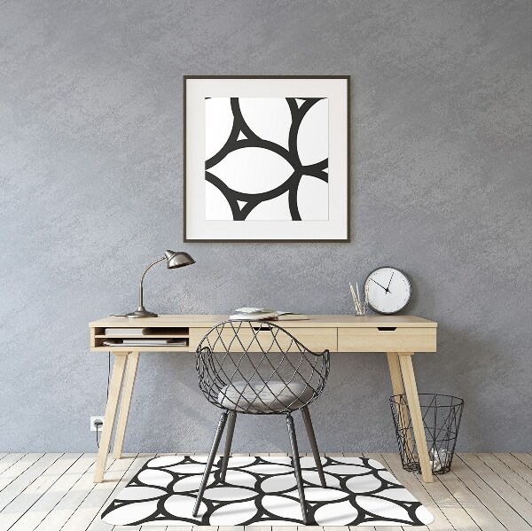 Alfombra para silla de escritorio Formas geométricas