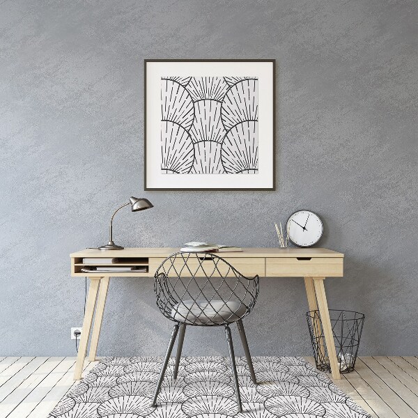 Alfombrilla para silla de escritorio Conchas de mar