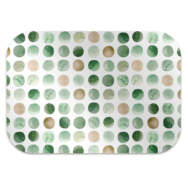 Alfombra protectora suelo para silla Puntos coloridos
