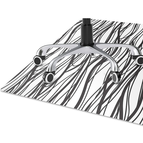 Alfombra silla escritorio Líneas onduladas