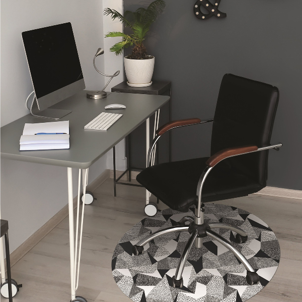 Alfombra para silla de escritorio Garabatos