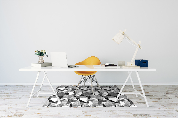 Alfombra para silla de escritorio Garabatos