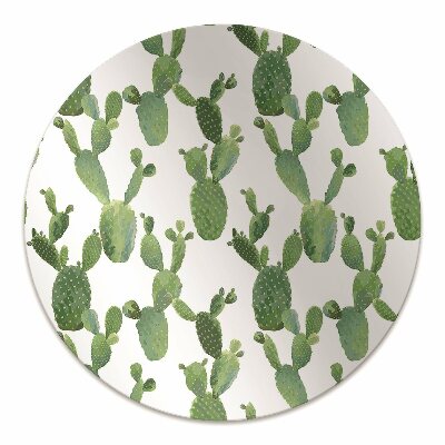 Alfombra silla ordenador Cactus pintados