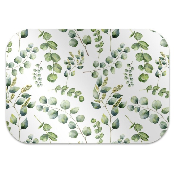 Alfombra protectora suelo para silla Eucalipto floral