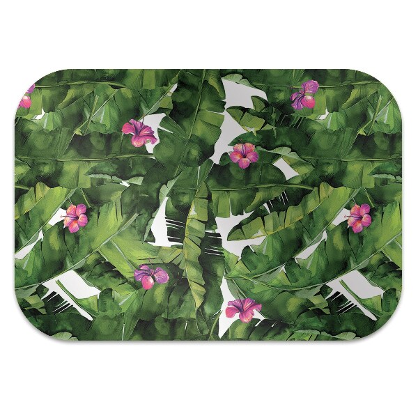 Alfombra silla ordenador Hibisco