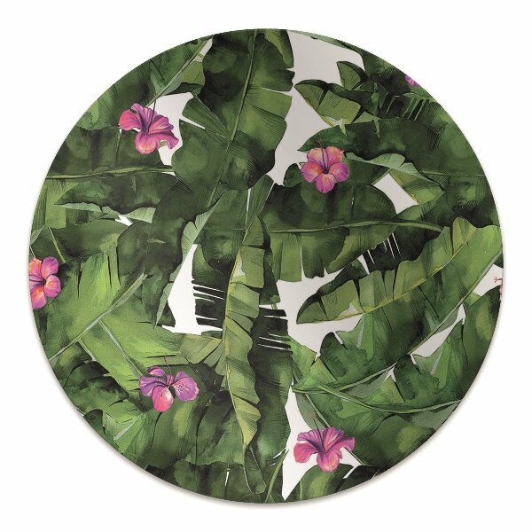 Alfombra silla ordenador Hibisco