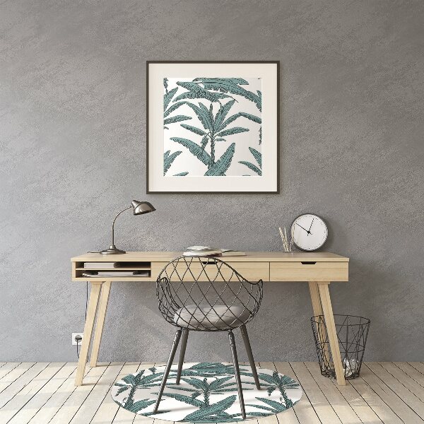 Alfombra para silla de escritorio Ramas de palmera