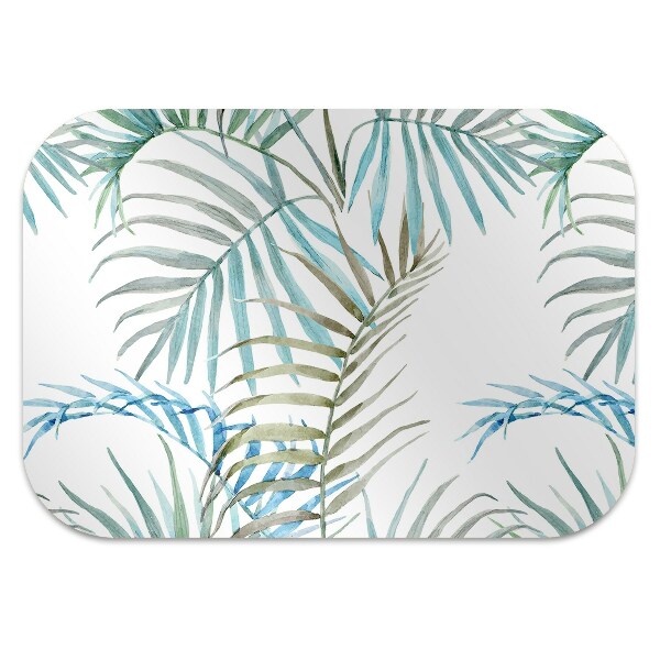 Alfombrilla para silla de escritorio Hojas tropicales