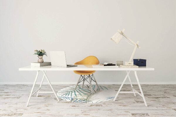 Alfombrilla para silla de escritorio Hojas tropicales