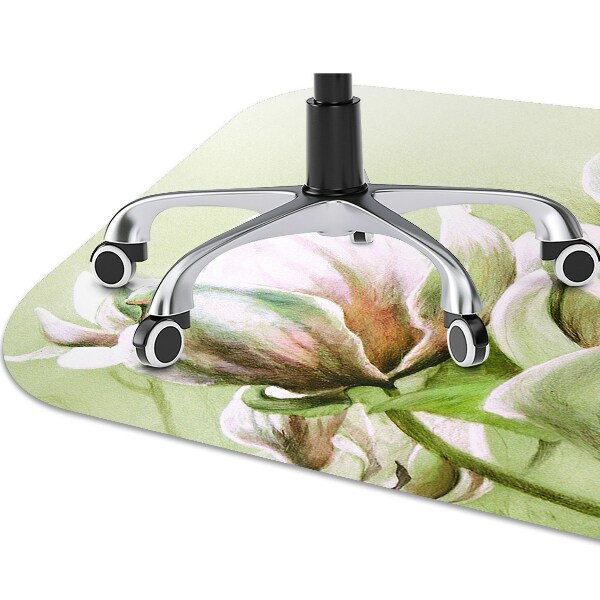 Alfombra silla escritorio Flores de magnolia