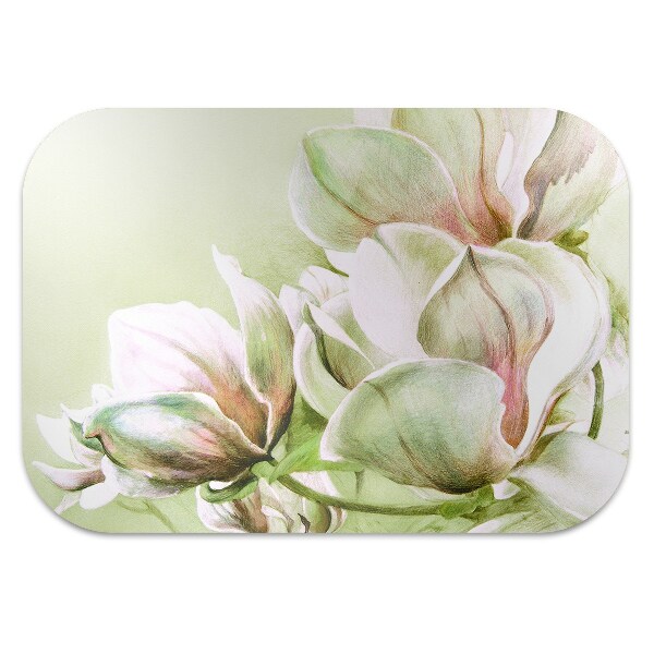 Alfombra silla escritorio Flores de magnolia