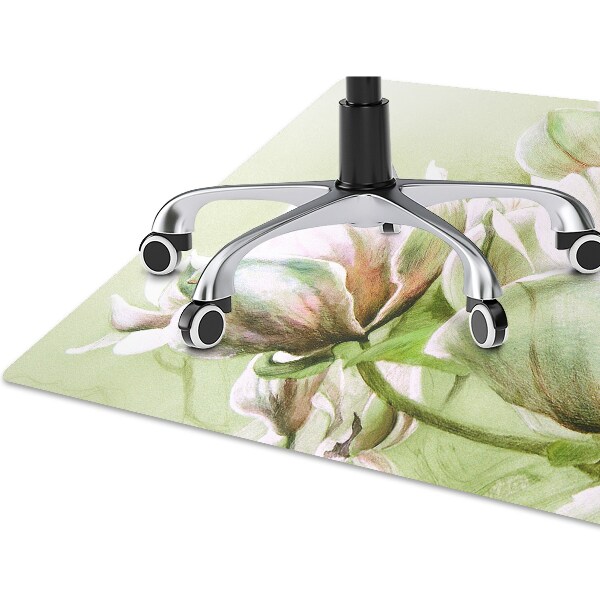 Alfombra silla escritorio Flores de magnolia