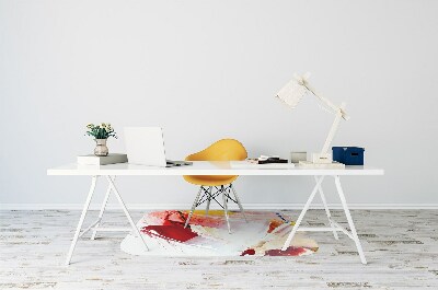 Alfombra silla escritorio Manchas de pintura