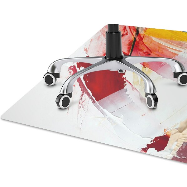 Alfombra silla escritorio Manchas de pintura