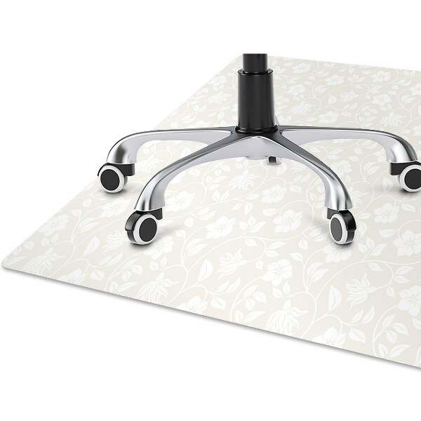 Alfombra silla ordenador Papel tapiz floral