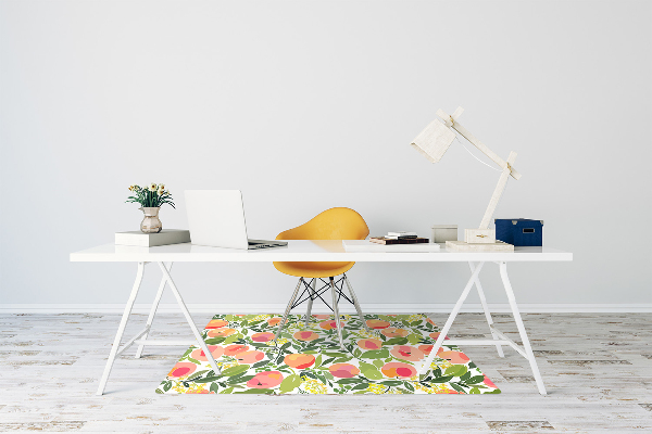 Alfombra para silla de escritorio Duraznos