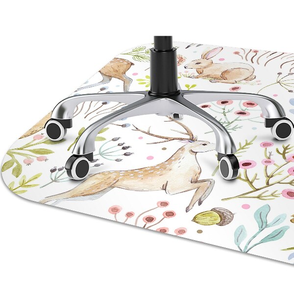 Alfombra para silla de escritorio Animales salvajes