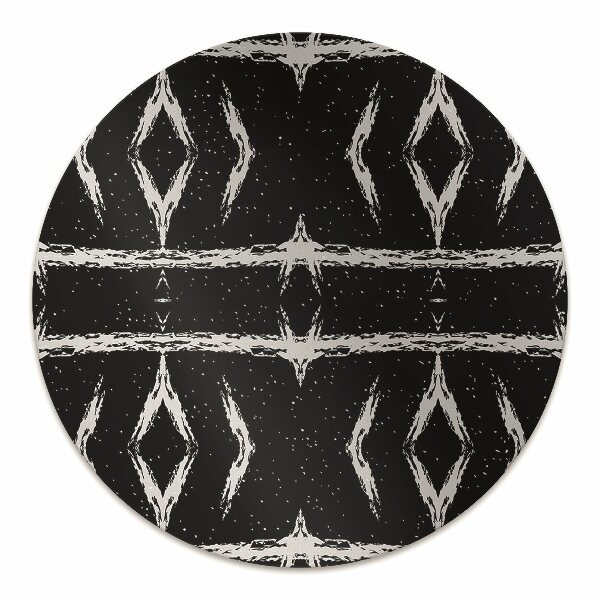 Alfombra silla ordenador Abstracción negra