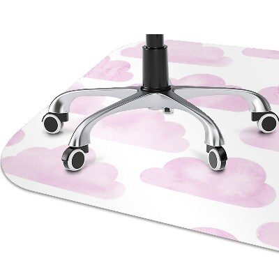 Alfombra silla escritorio Nubes rosas