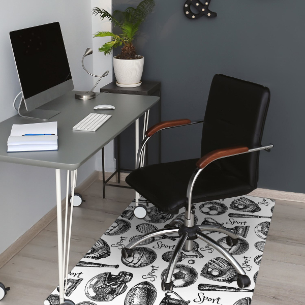 Alfombra para silla de escritorio Motivos deportivos