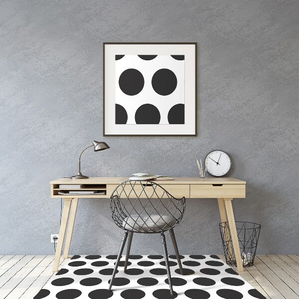Alfombra silla ordenador Patrón de puntos