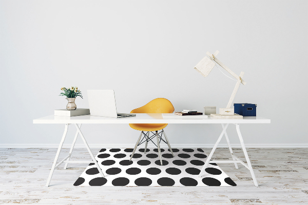 Alfombra silla ordenador Patrón de puntos