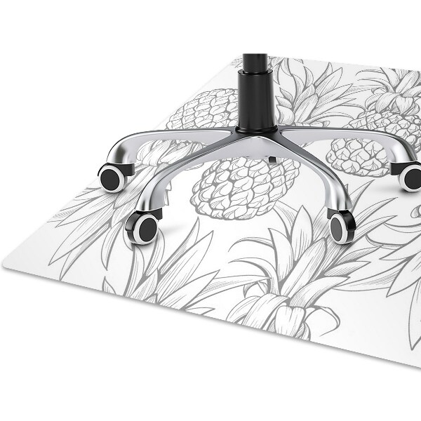 Alfombra para silla de escritorio Patrón de piña