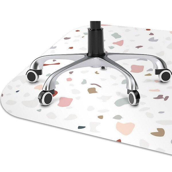 Alfombra para silla de escritorio Manchas coloridas