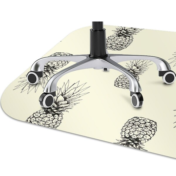 Alfombra silla ordenador Piña de plástico