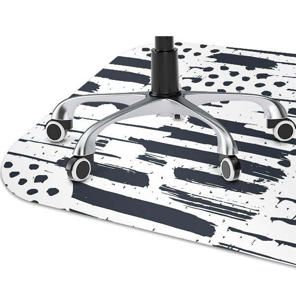 Alfombra protectora suelo para silla Pintura abstracta