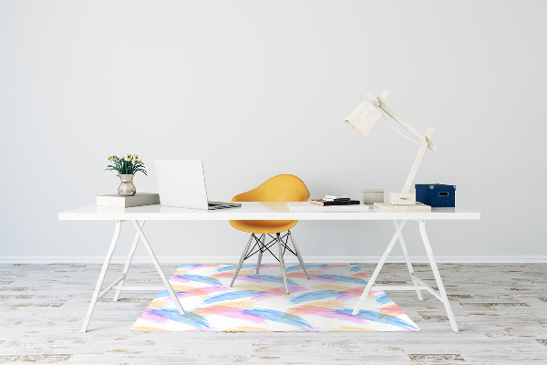 Alfombra silla ordenador Un cepillo