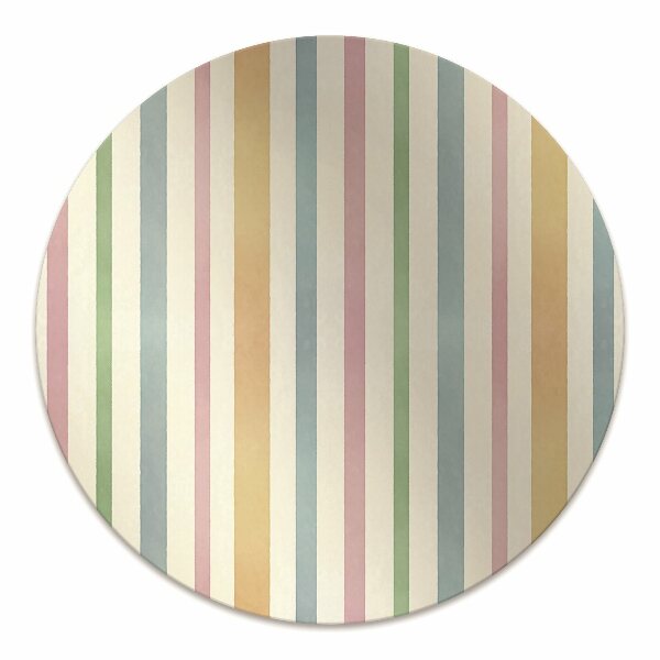 Alfombra silla ordenador Líneas coloridas