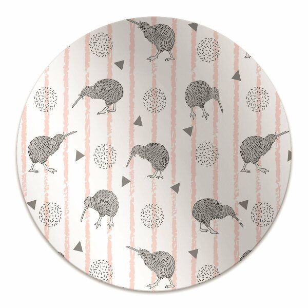 Alfombra silla ordenador Patrón de pájaros kiwi
