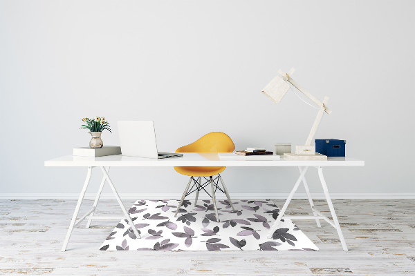 Alfombra para silla de escritorio Hojas de los arboles