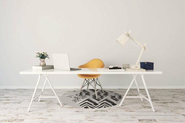 Alfombra para silla de escritorio Triangulos