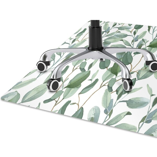 Alfombra silla ordenador Hojas de eucalipto