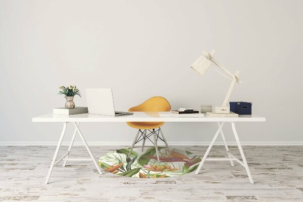 Alfombrilla para silla de escritorio Plantas tropicales