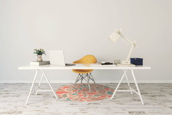 Alfombra para silla de escritorio Lágrimas coloridas