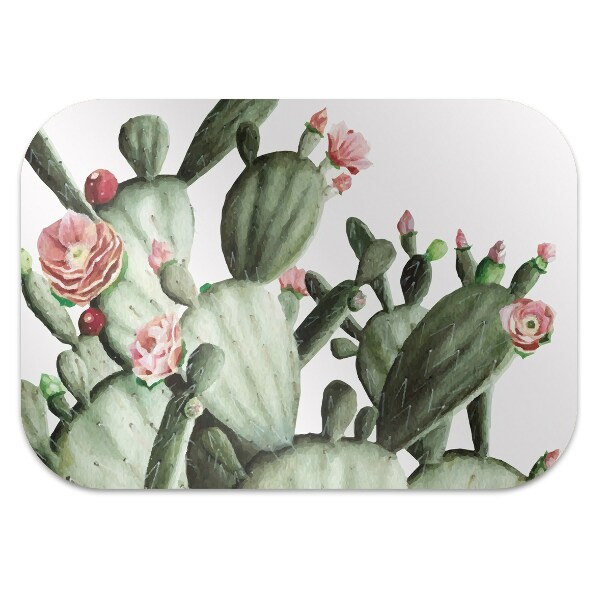 Alfombra silla ordenador Cactus