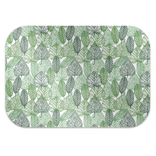 Alfombra silla ordenador Hojas del bosque