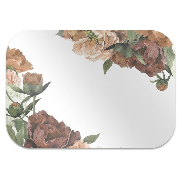 Alfombra silla ordenador Peonies vintage