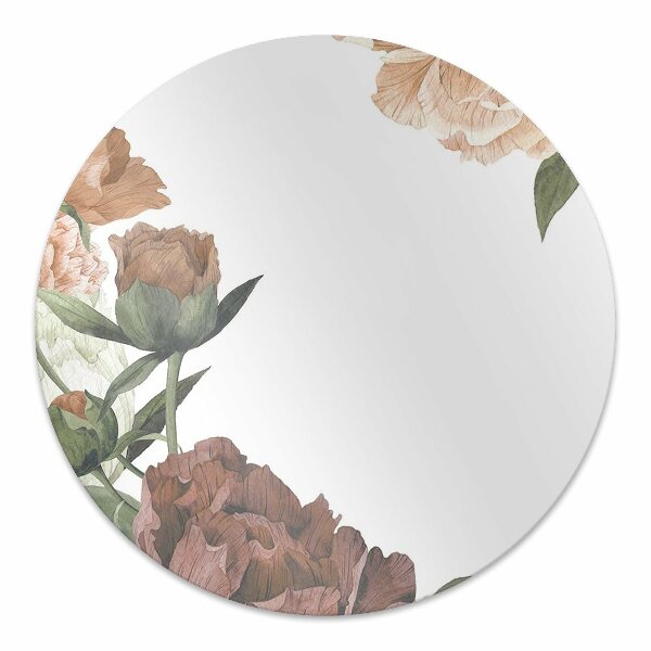 Alfombra silla ordenador Peonies vintage