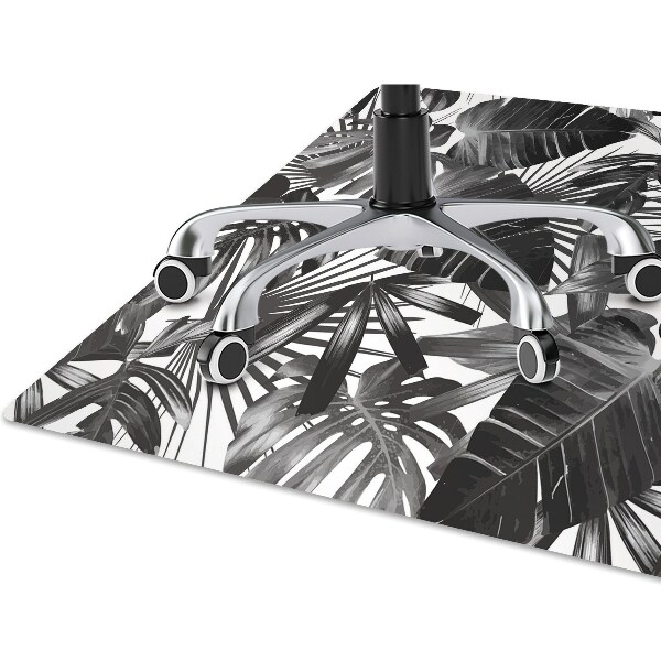 Alfombra silla ordenador Hojas oscuras