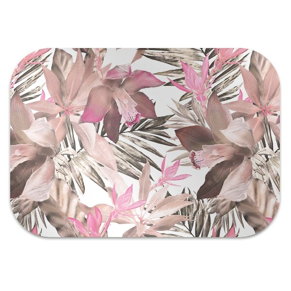 Alfombra silla ordenador Rosa tropical