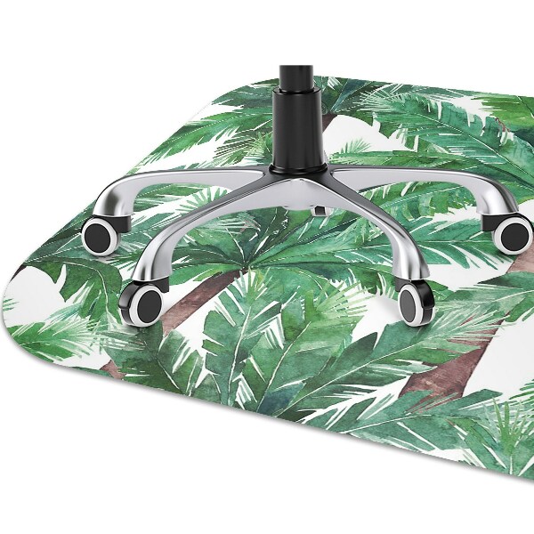 Alfombra para silla de escritorio Palmeras tropicales