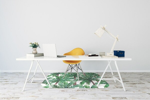 Alfombra para silla de escritorio Palmeras tropicales