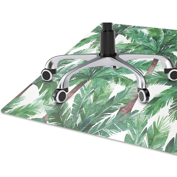 Alfombra para silla de escritorio Palmeras tropicales