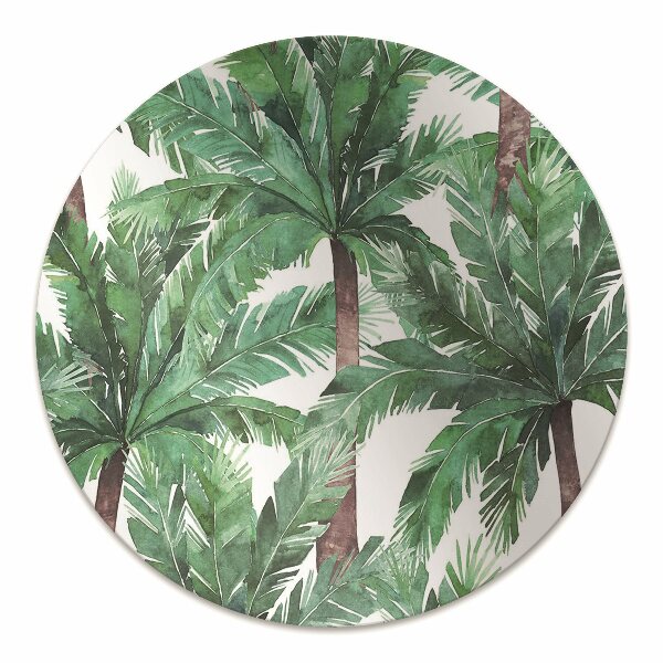 Alfombra para silla de escritorio Palmeras tropicales