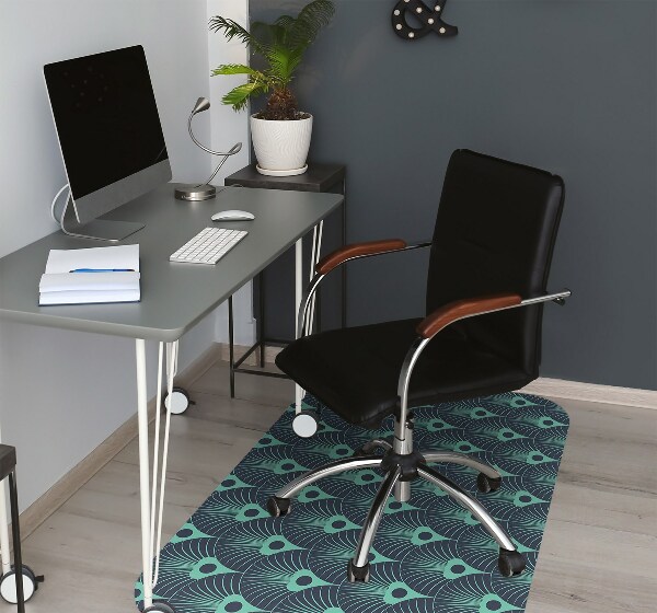 Alfombra silla ordenador Diseño de neón