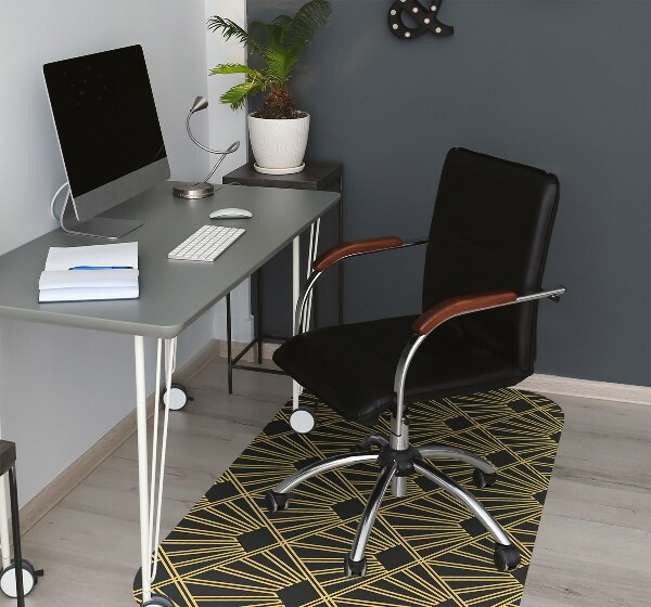 Alfombra silla ordenador Estilo art deco